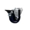 Service Caster 3.5'' Solid Poly Wheel Swivel Bolt Hole Caster with Posi Lock Brake SCC-BH20S3514-SPUS-PLB - alternate 1